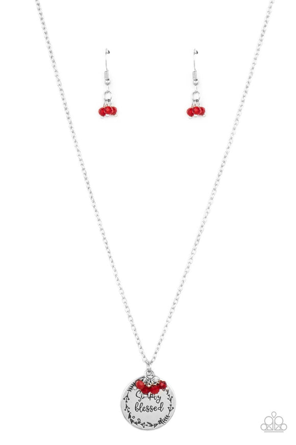 Paparazzi Raise Your Glass Red Necklace – diannesjewelryshop